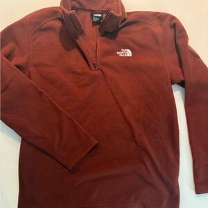 The North Face Rust Orange Fleece Jacket